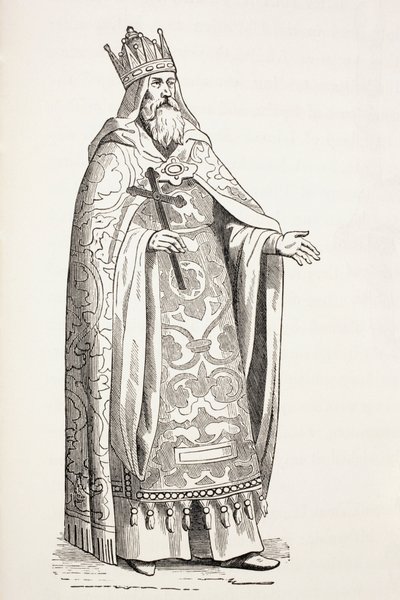 Prester John, ook bekend als Presbyter Johannes. door Paul Lacroix