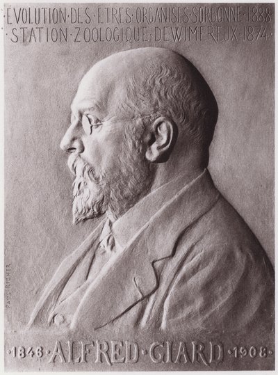 Alfred Giard (1846-1908), zoöloog, portret door Paul Marie Louis Pierre Richer