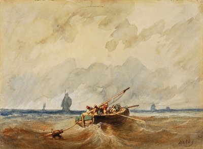 Marinezicht, ca. 1878 door Paul Marny