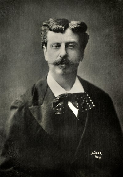Portret van Alphonse De Neuville (foto) door Paul Nadar