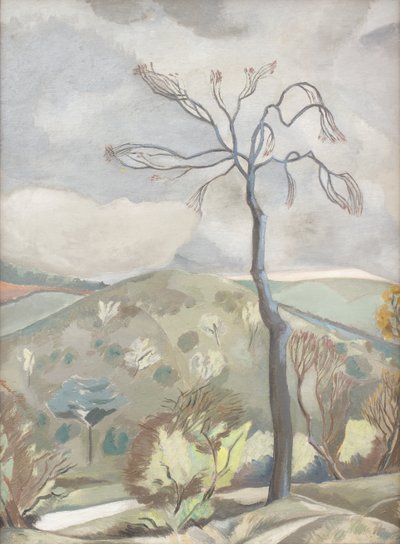 Herfstlandschap door Paul Nash