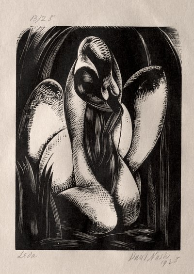Leda door Paul Nash