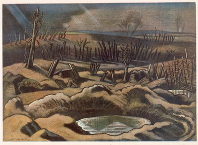Het Veld bij Passchendaele, British Artists at the Front, Vervolg van The Western Front, Deel Drie, Paul Nash door Paul Nash