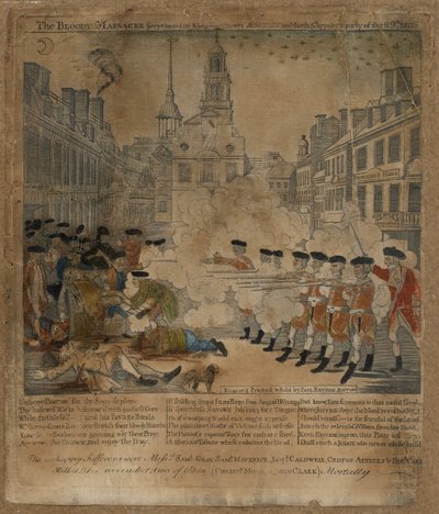 Het Bloedbad door Paul Revere