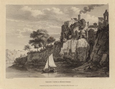 Kasteel van Chepstow door Paul Sandby