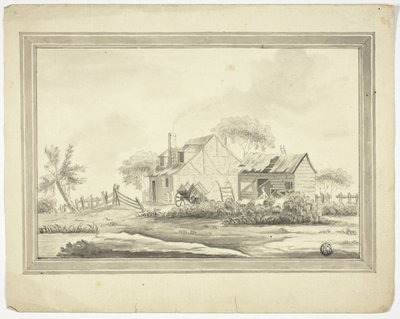 Boerderij door Paul Sandby