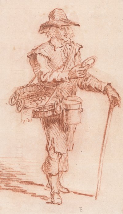 De Rondreizende Kramenier door Paul Sandby