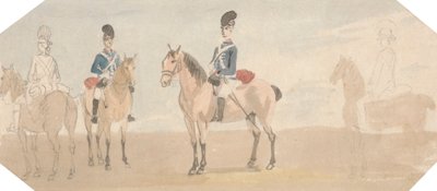 De Lichte Dragonders door Paul Sandby