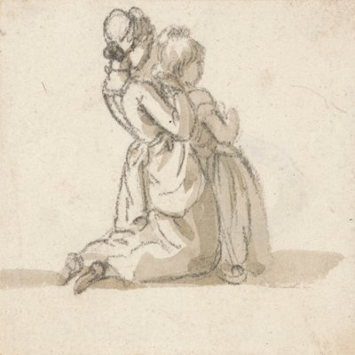 Het Toilet door Paul Sandby
