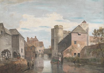 De Westgate, Canterbury door Paul Sandby