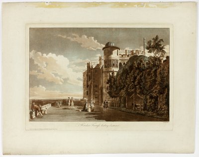 Windsor Terrace Kijkend naar het Oosten door Paul Sandby