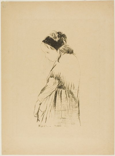 Bretonse meisje door Paul Sérusier