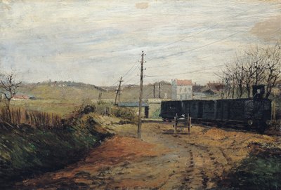 Het station in Argenteuil door Paul Vogler