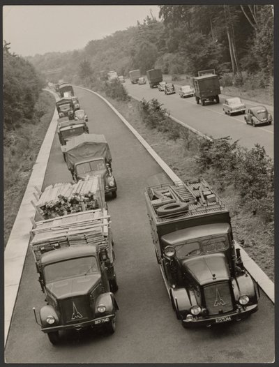 Snelweg in het Ruhrgebied door Paul Wolff