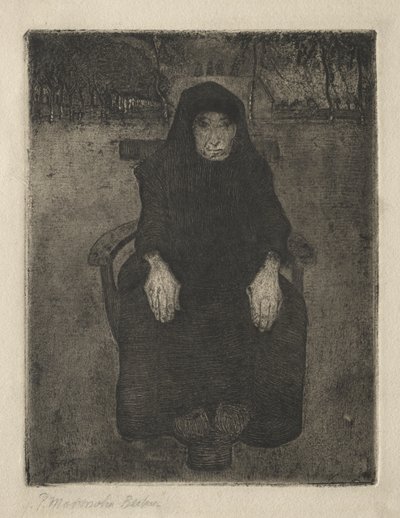 Zittende Oude Vrouw door Paula Modersohn-Becker