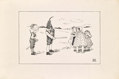 Kinderen, soldaten spelen door Pauline Ebner