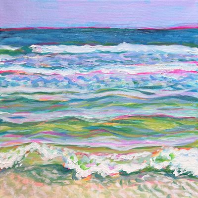 Kleurrijke oceaangolven door Pauline Wegman | Key and Sea Creative