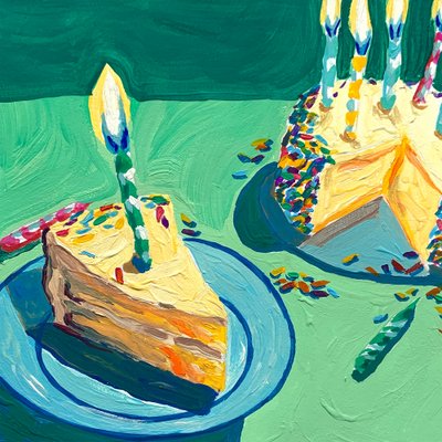 Feestelijke stukjes taart door Pauline Wegman | Key and Sea Creative