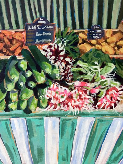 Verse groenten van de markt door Pauline Wegman | Key and Sea Creative