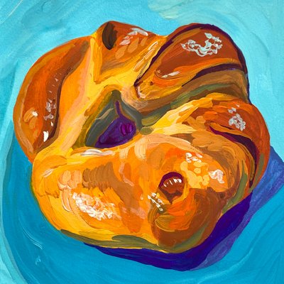 Goudkleurig spiraalgebak door Pauline Wegman | Key and Sea Creative