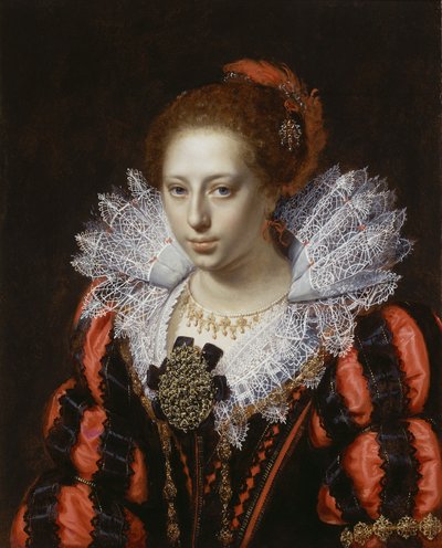 Portret van een Jonge Dame, c.1620 door Paulus Moreelse