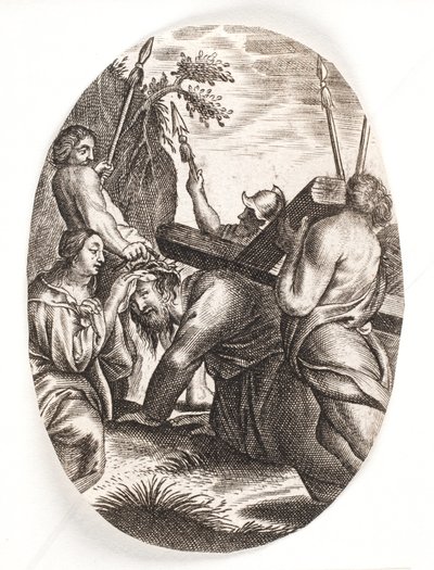 Christus draagt het kruis door Paulus Pontius