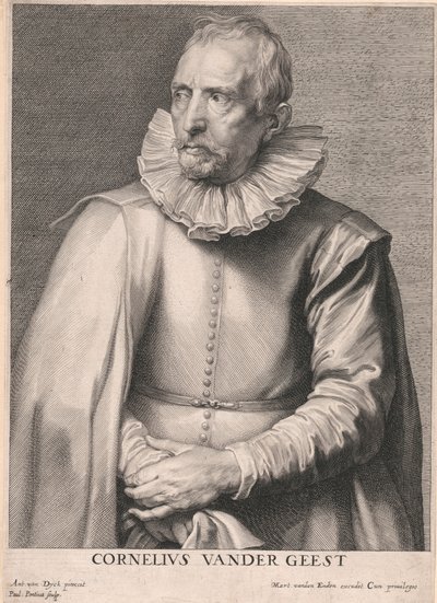 Cornelius vander Geest door Paulus Pontius