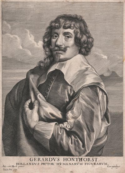 Gerardus Honthorst, Hollandse schilder van menselijke figuren door Paulus Pontius