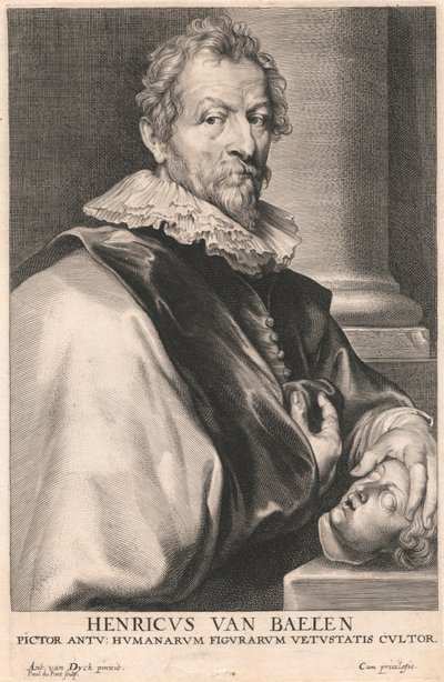 Henricus van Baelen, Pictor Antu; Humanarum Figurum Vetustatis Cultor door Paulus Pontius