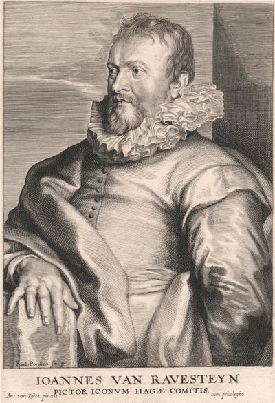 Joannes van Ravesteyn, Pictor Iconum Hagæ Comitis door Paulus Pontius