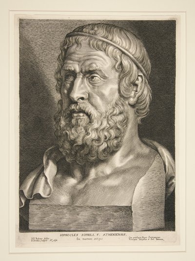 Sophocles door Paulus Pontius