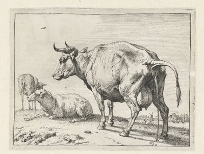 Pissende koe door Paulus Potter