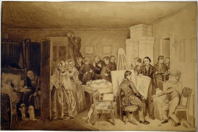 De gevolgen van de dood van Fidelka door Pavel Andreevich Fedotov