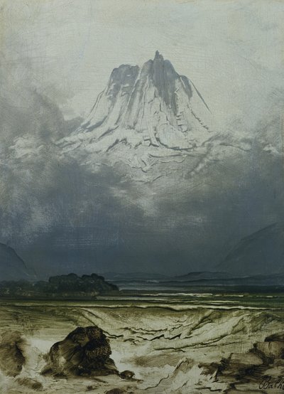 Landschapsstudie, Noord-Noorwegen door Peder Balke