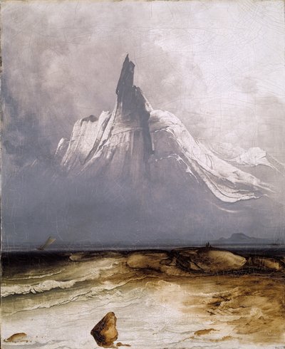 Stetind in mist door Peder Balke