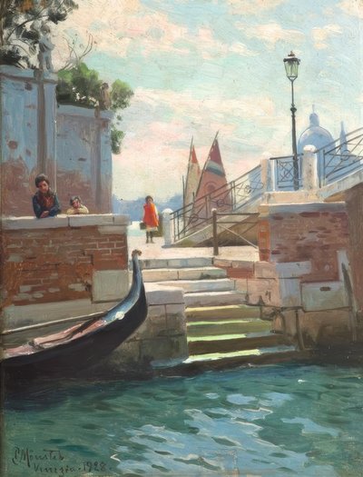 Zomerdag in Venetië door Peder Monsted
