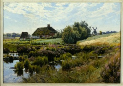 Zomerdag op het platteland door Peder Monsted