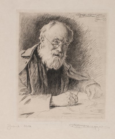 Deens: Lorenz Frölich door Peder Severin Krøyer