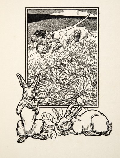 Een Sluw Koppel, uit Honderd Anekdotes van Dieren, uitgegeven 1924 door Percy J. Billingshurst
