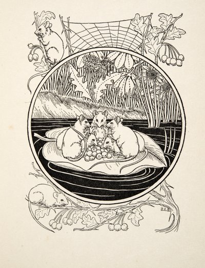 Muizen als Navigators, uit Honderd Anekdotes van Dieren, uitgegeven 1924 door Percy J. Billingshurst