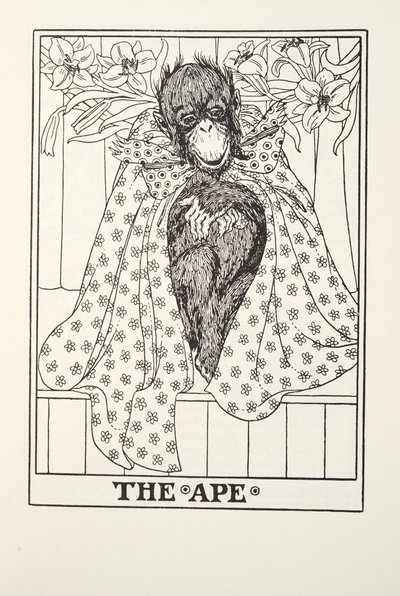 De aap, uit Fontaine Fabels, uitgegeven 1905 door Percy J. Billingshurst