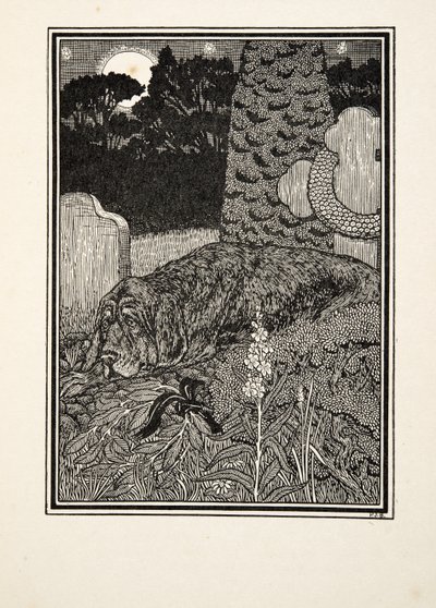 De Hond van Montargis, uit Honderd Anekdotes van Dieren, uitgegeven 1924 door Percy J. Billingshurst