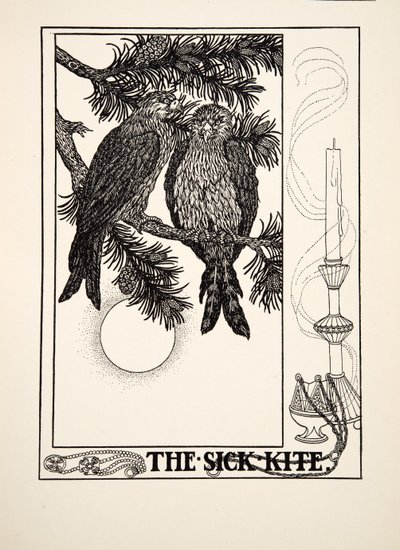 De zieke wouw, uit Honderd fabels van Aesopus door Percy J. Billingshurst