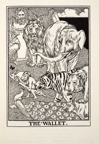De Portemonnee, uit Fontaine Fabels, uitgegeven 1905 door Percy J. Billingshurst
