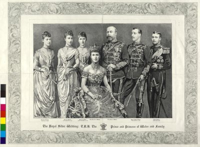 De latere koning van Engeland Britse koninklijke familie 1888 door Percy Macquoid