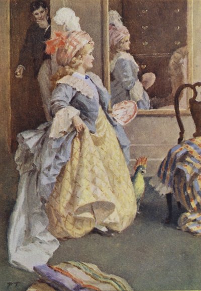 Illustratie voor Little Women door Louis M Alcott door Percy Tarrant