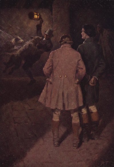 Illustratie voor Wuthering Heights door Emily Bronte door Percy Tarrant