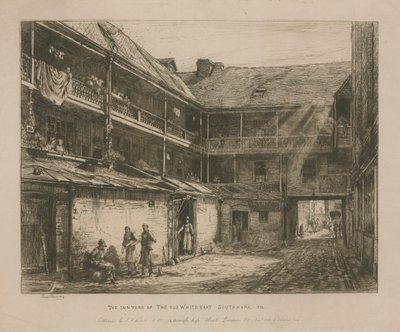 Het Oude Witte Hart, Southwark door Percy Thomas