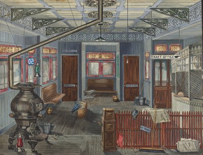 Interieur van El Station door Perkins Harnly