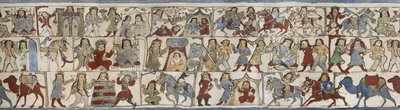 Beker met afbeelding van de "Shahnama", Kashan, Iran, Saljuq-periode, eind 12e eeuw door Persian School